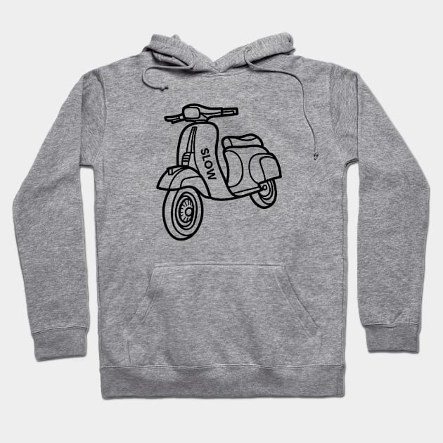 Vespa Hoodie by FanDesignsCo